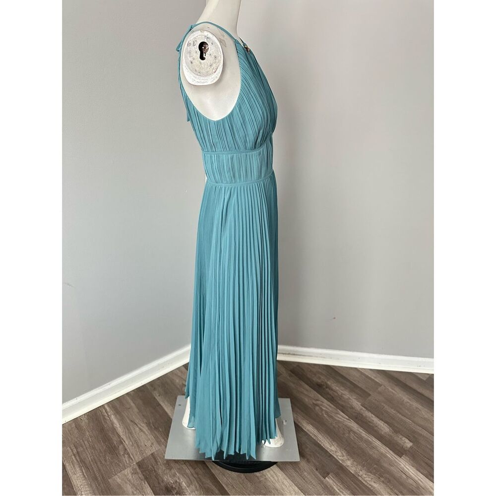 SIMKHAI Carli Plisse Midi Dress US 4 $595 - Picture 8 of 11